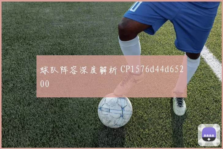 球队阵容深度解析 CP1576d44d65200